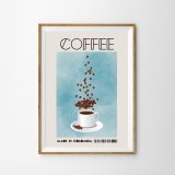 COFFEE コーヒー カフェポスター｜海外おしゃれポスター 通販【カリフォルニア プリント コレクティブ】