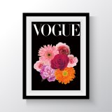 VOGUE お花の束 アートインテリア おしゃれポスター｜海外