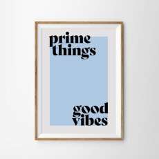 画像1: PRIME THINGS GOOD VIBES メッセージポスター (1)
