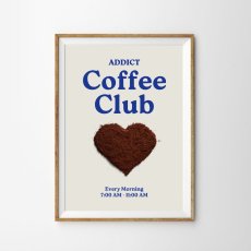 画像1: Coffee Club  コーヒー カフェポスター  (1)