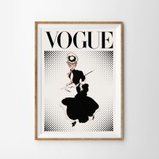 画像1: ヴィンテージファッション｜VOGUE アートポスター (1)